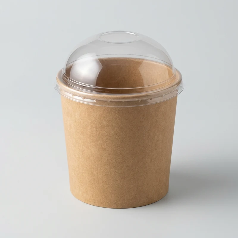16 OZ Karton Çorba Kasesi Seti (Kapak Dahil)